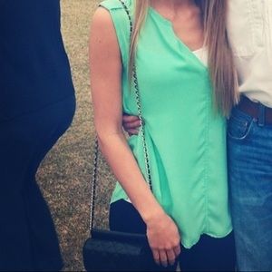 Mint Colored Top